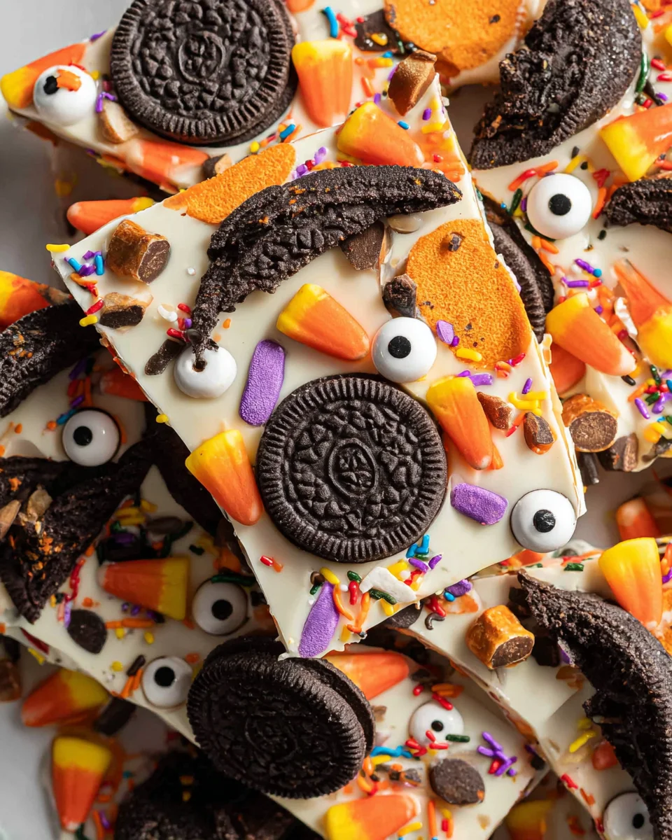 Spooky Halloween Oreo Bark