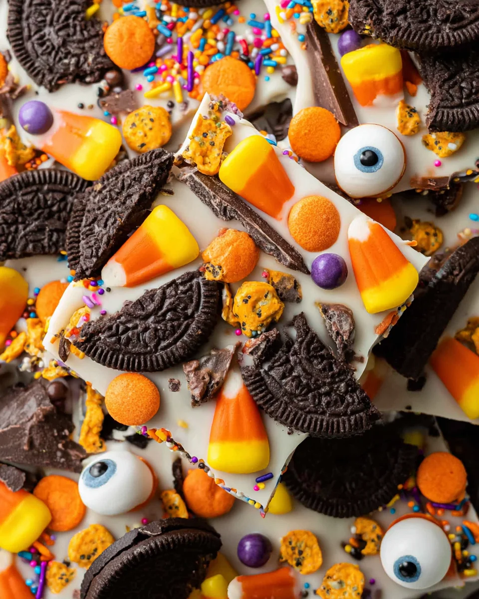 Spooky Halloween Oreo Bark 14 Spooky