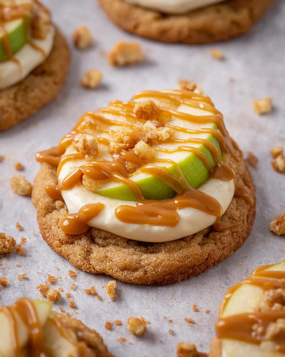 The Best Caramel Apple Cookies – Crumbl Copycat
