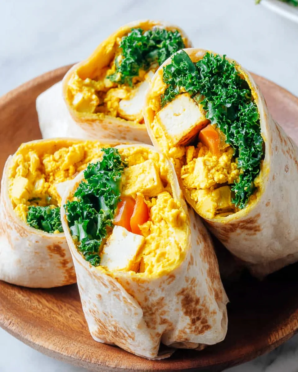 Tofu Scramble Wrap