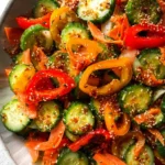 Viral Cucumber Pepper Salad