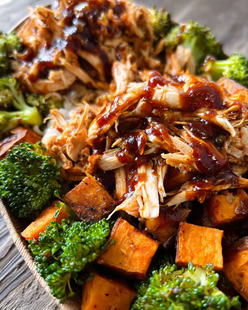 BBQ Chicken & Roasted Sweet Potato Bowls 19 BBQ