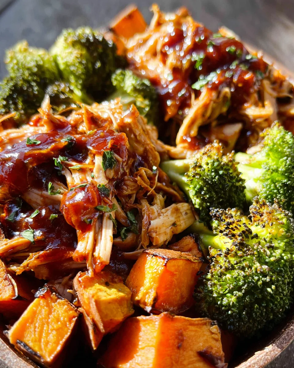 BBQ Chicken & Roasted Sweet Potato Bowls 20 BBQ