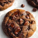 Bakery Style Double Chocolate Chip Cookies