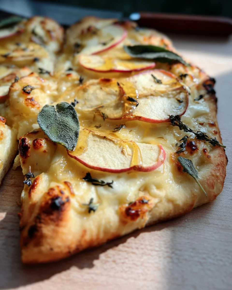 Brie and Apple Flatbread 18 Brie