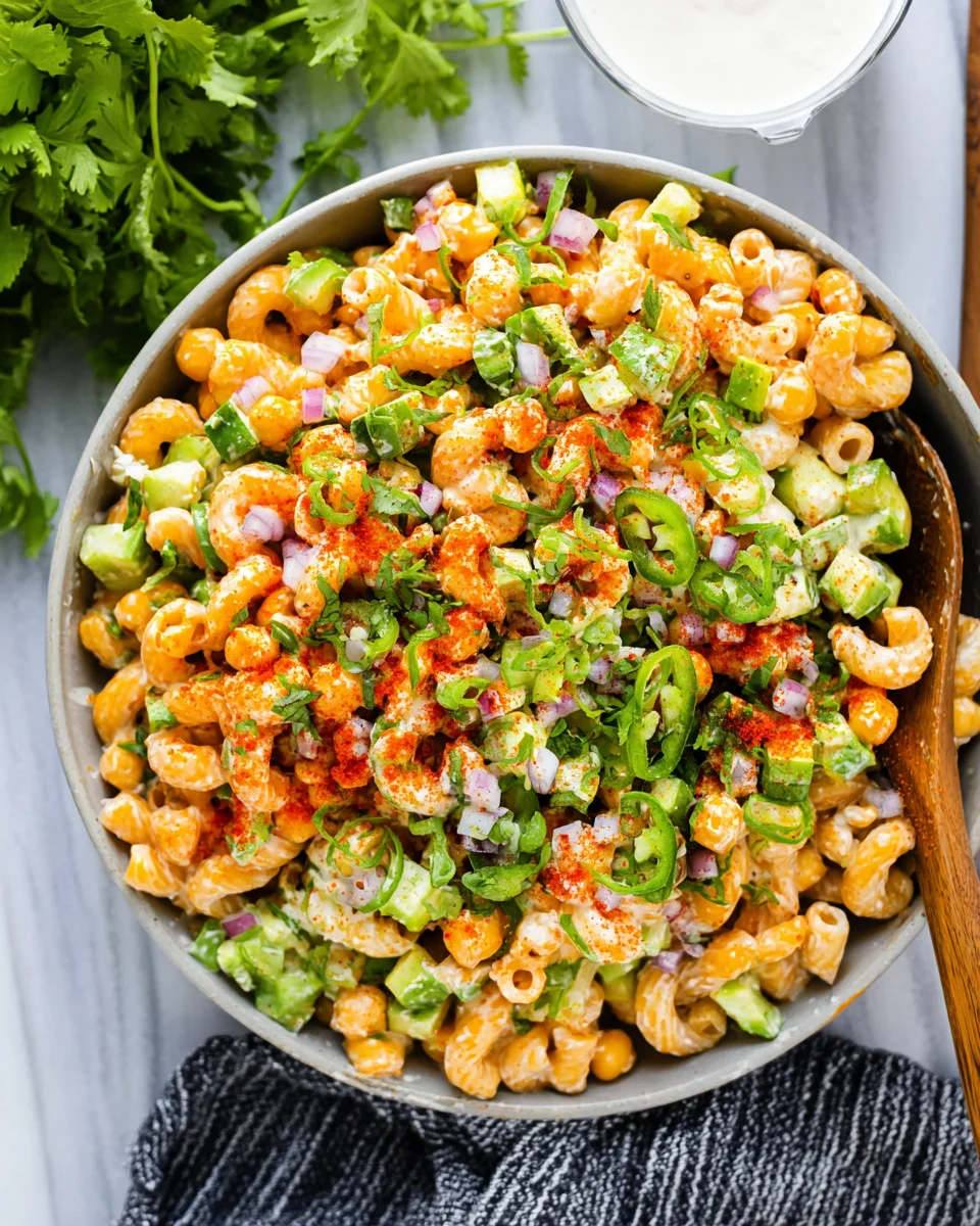 Buffalo Chickpea Pasta Salad 31 Buffalo