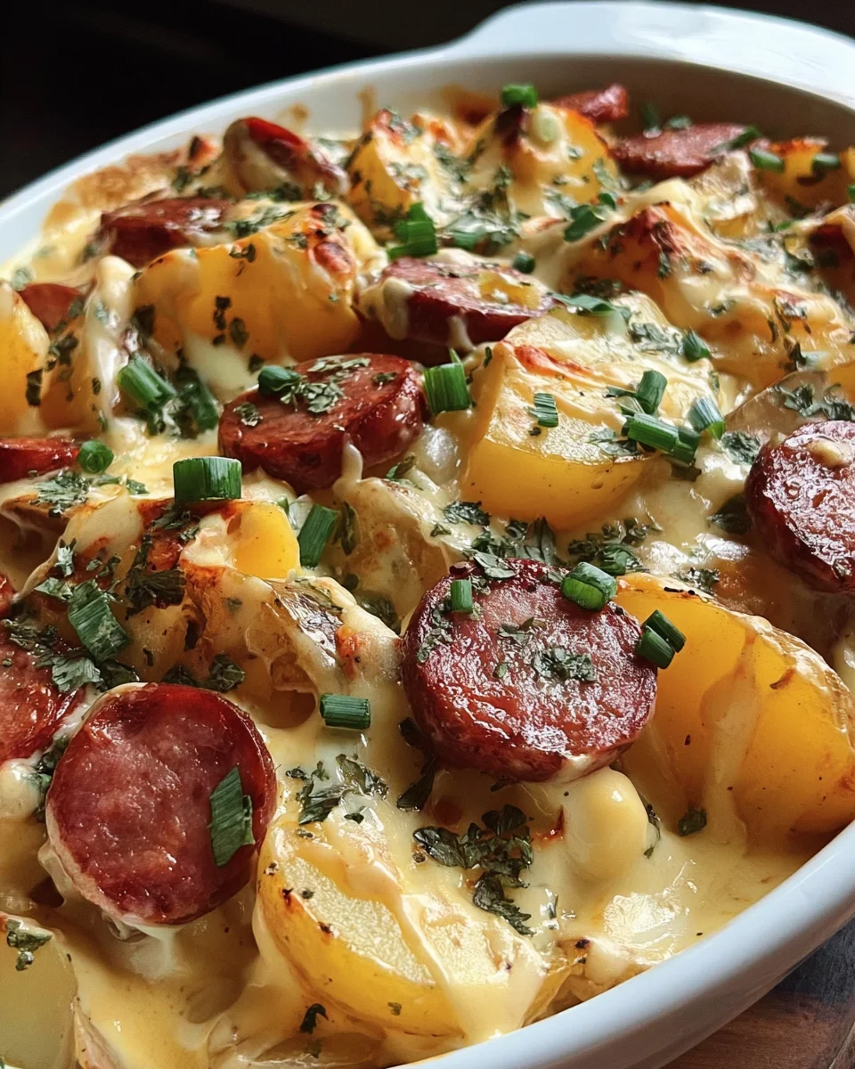 Cheesy Ranch Potatoes and Smoked Sausage 25 Cheesy Ranch Potatoes and Smoked Sausage