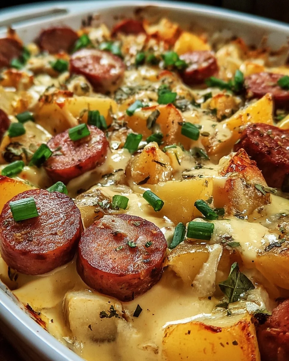 Cheesy Ranch Potatoes and Smoked Sausage 23 Cheesy