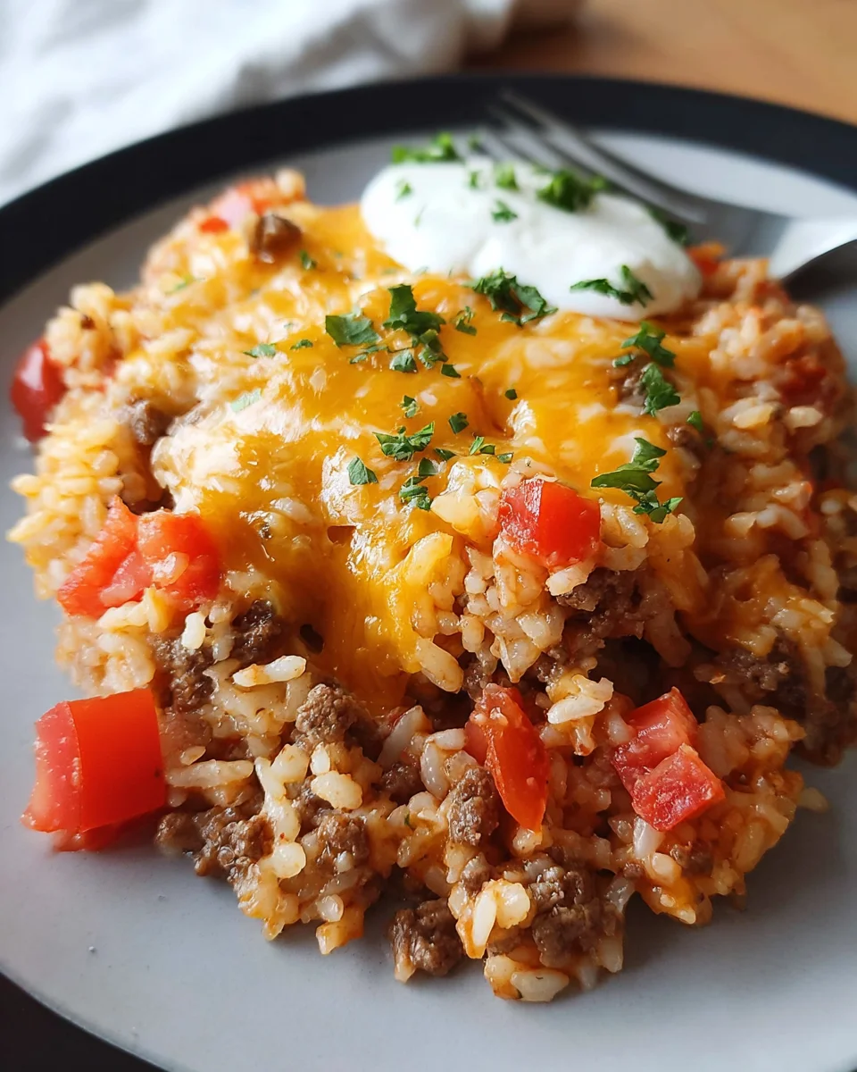 Cheesy Taco Rice Recipe 21 Cheesy