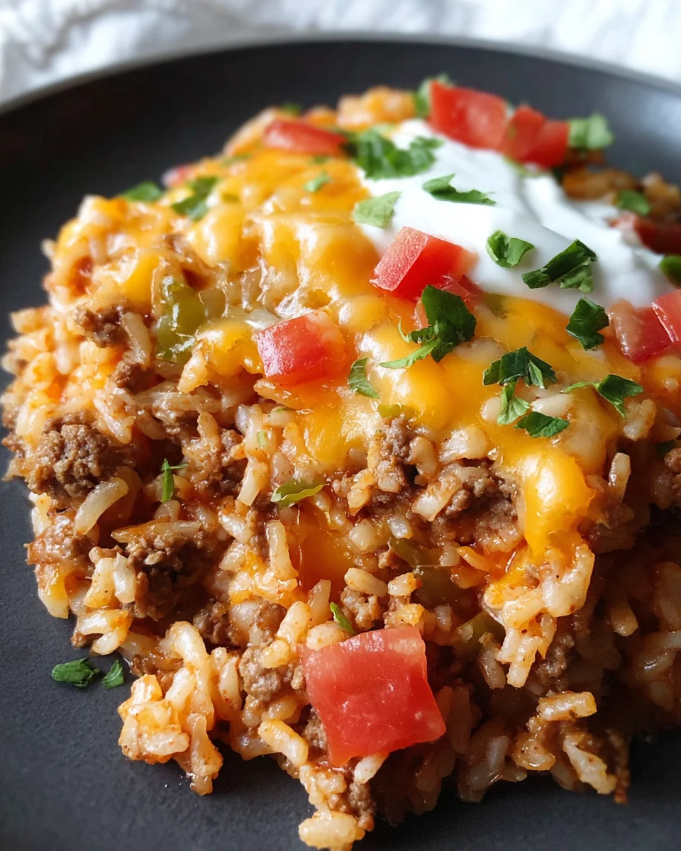 Cheesy Taco Rice Recipe 22 Cheesy