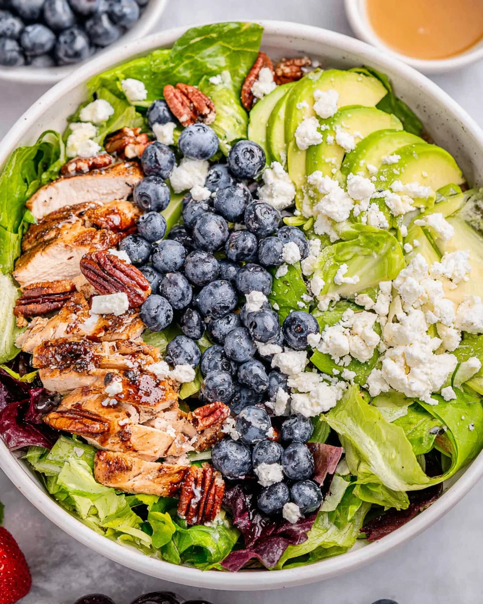 Chicken Blueberry Feta Salad
