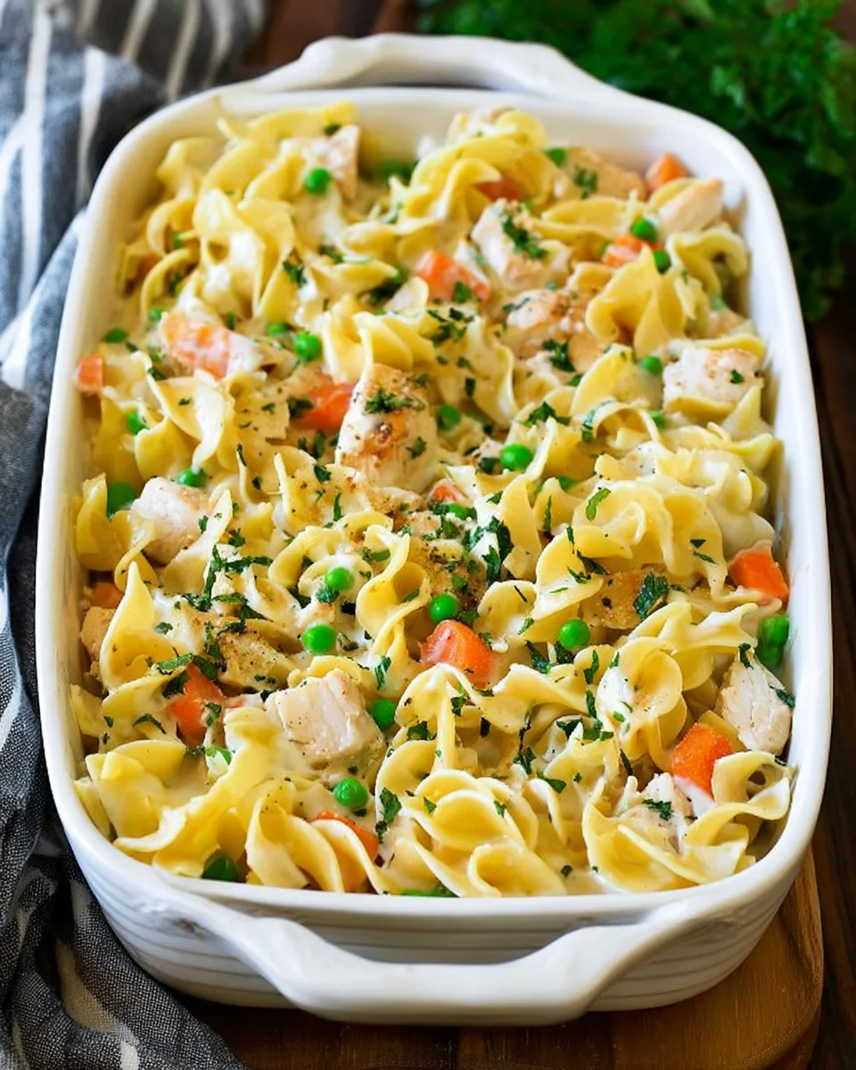 Chicken Noodle Casserole 17 Chicken