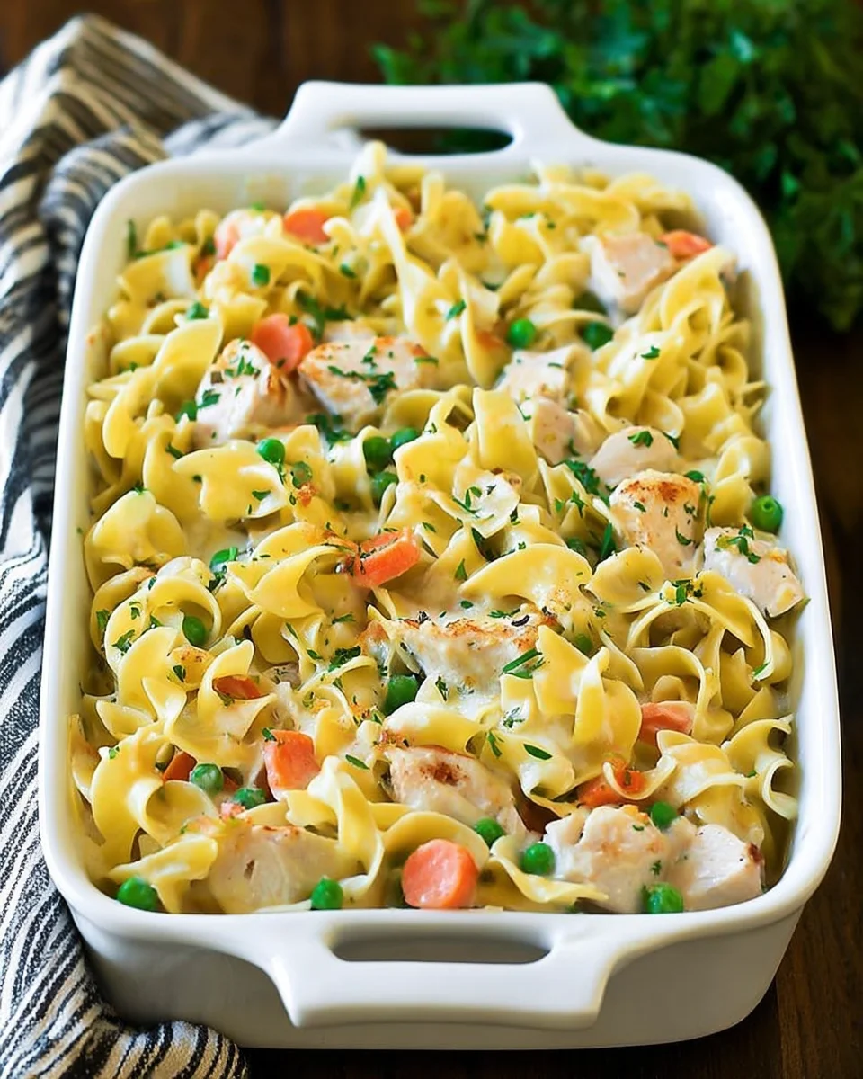 Chicken Noodle Casserole 18 Chicken
