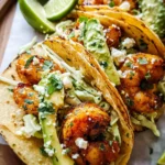 Cilantro Lime Shrimp Tacos with Creamy Slaw