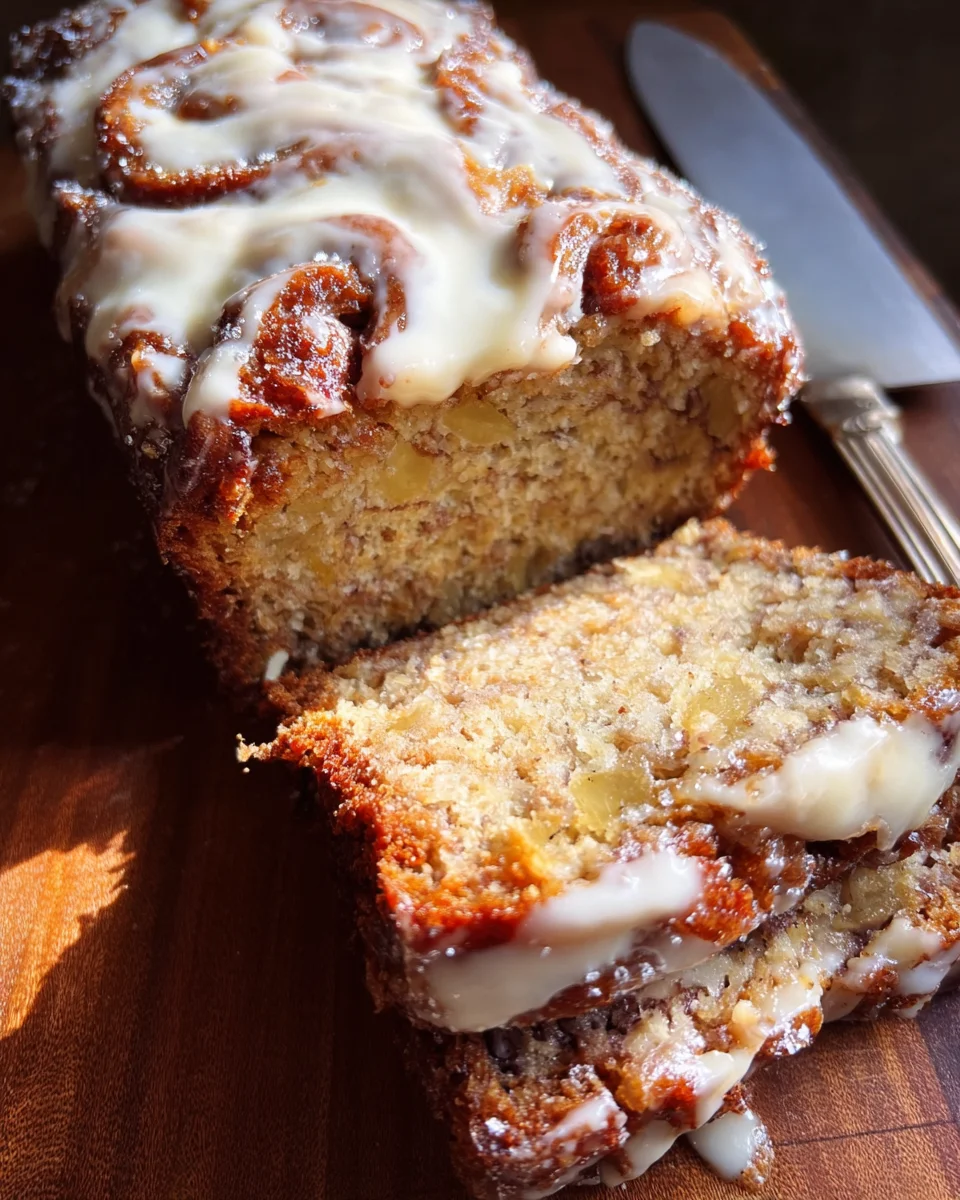 Cinnamon Roll Banana Bread 20 Cinnamon