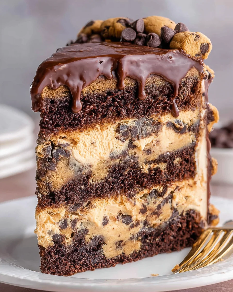 Cookie Dough Cake 40 Cookie