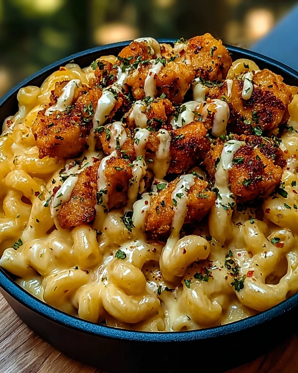 Creamy Honey Pepper Chicken Mac and Cheese Delight 32 Creamy