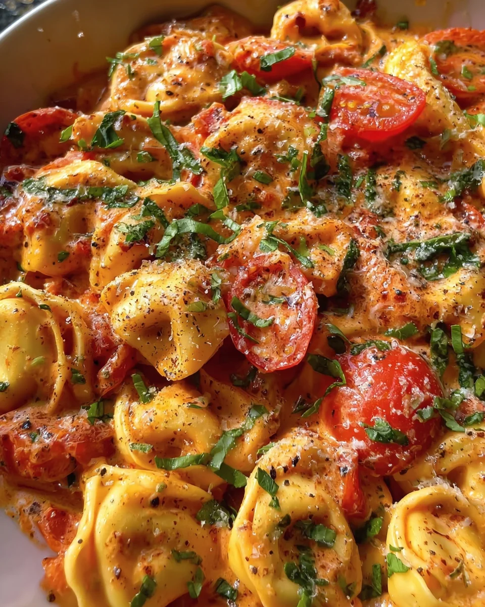 Creamy Tortellini with Tomatoes 20 Creamy