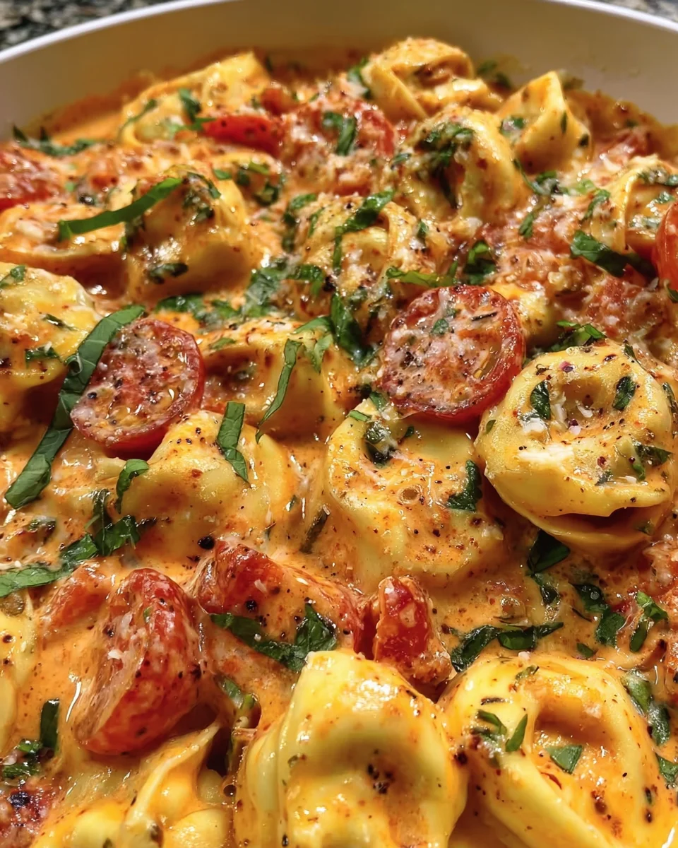 Creamy Tortellini with Tomatoes 21 Creamy