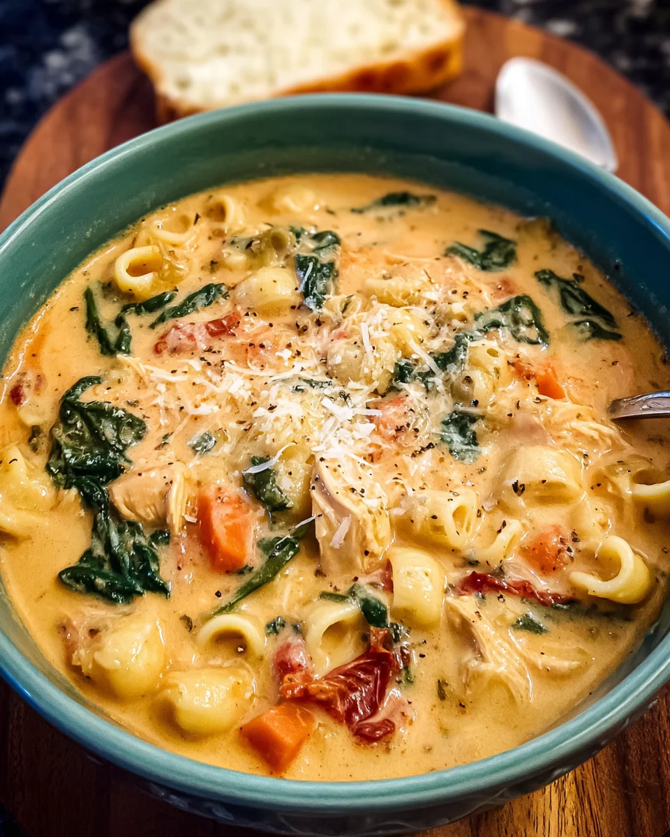 Creamy Tuscan Chicken Soup 29 Creamy