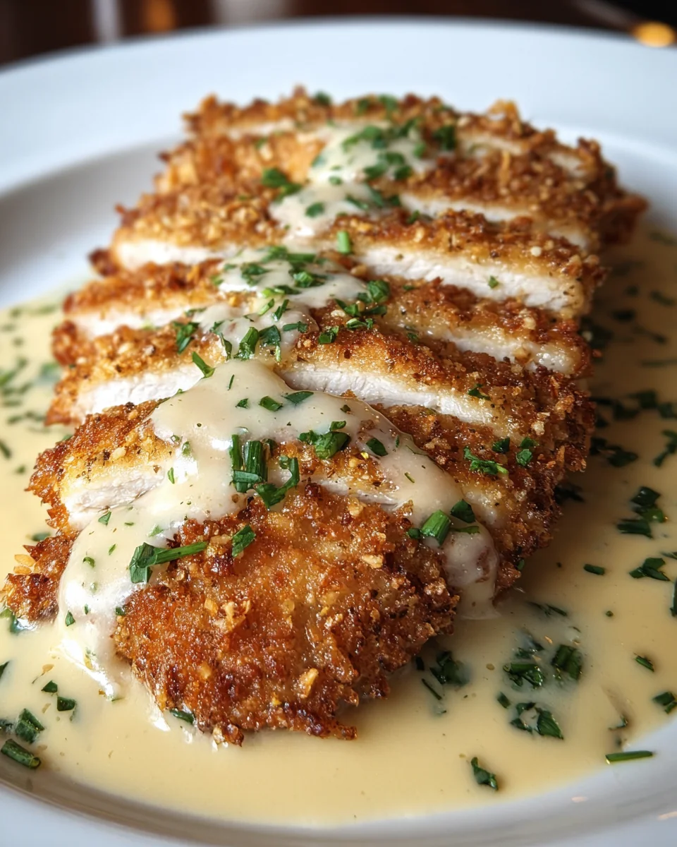 Crispy Parmesan Chicken with a Rich Garlic Sauce 31 Crispy Parmesan Chicken with a Rich Garlic Sauce