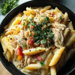 Crock Pot Creamy Cajun Chicken Pasta
