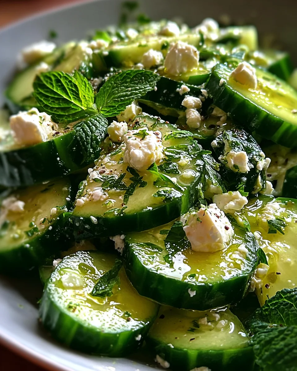 Cucumber Feta Salad 18 Cucumber