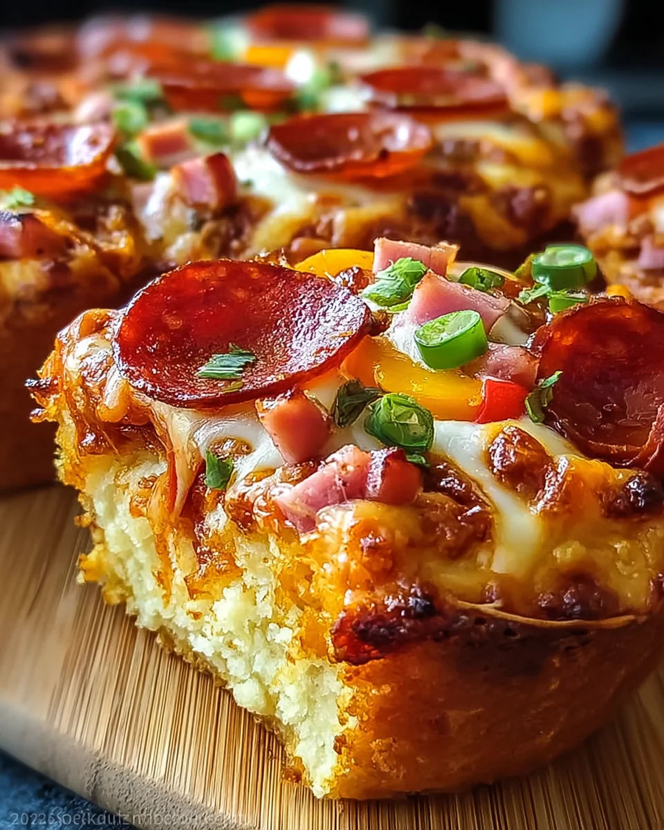 Deep Dish Pizza Cupcakes