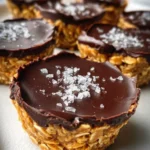 Easy No Bake Peanut Butter Oat Cups