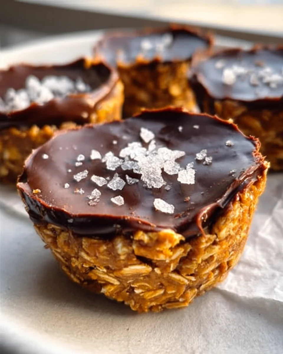 Easy No Bake Peanut Butter Oat Cups 17 Easy