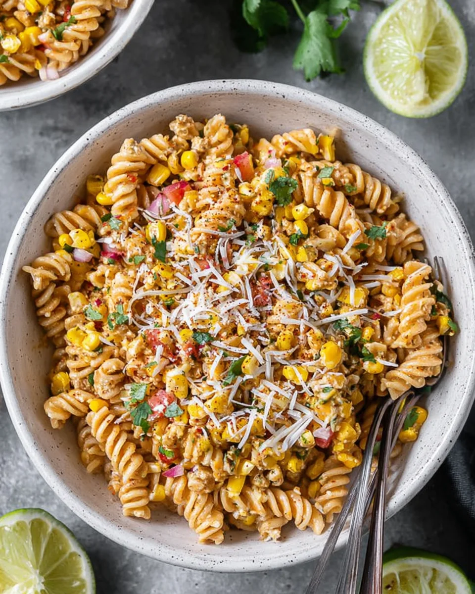 Esquites-Inspired Pasta Salad (Mexican Street Corn-Inspired) 22 Esquites-Inspired Pasta Salad (Mexican Street Corn-Inspired)