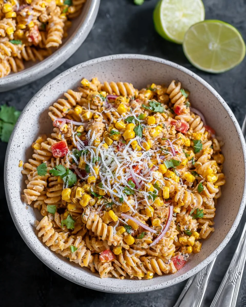 Esquites-Inspired Pasta Salad (Mexican Street Corn-Inspired) 20 Esquites-Inspired