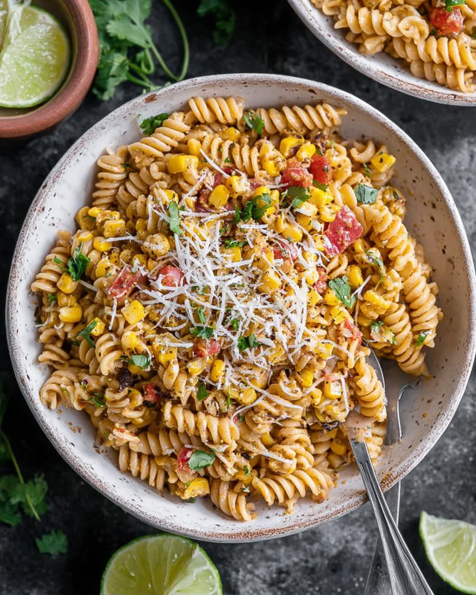 Esquites-Inspired Pasta Salad (Mexican Street Corn-Inspired) 21 Esquites-Inspired