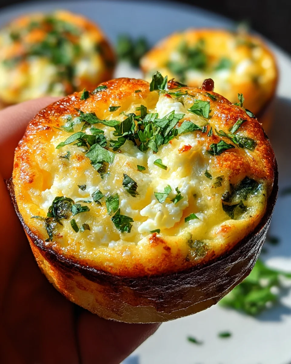 Fluffy Cottage Cheese Egg Muffins