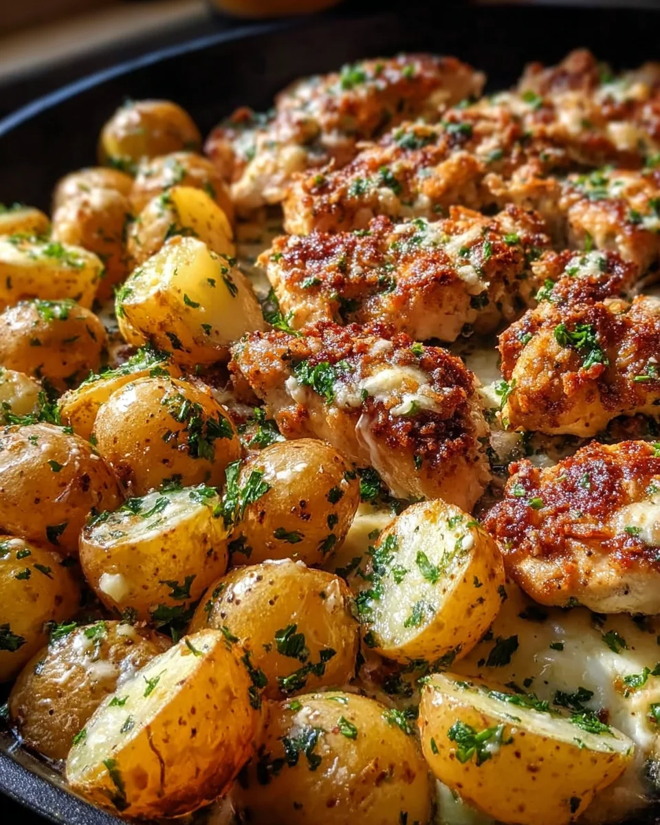 Garlic Parmesan Chicken and Potatoes (One-Pan Dinner) 20 Garlic
