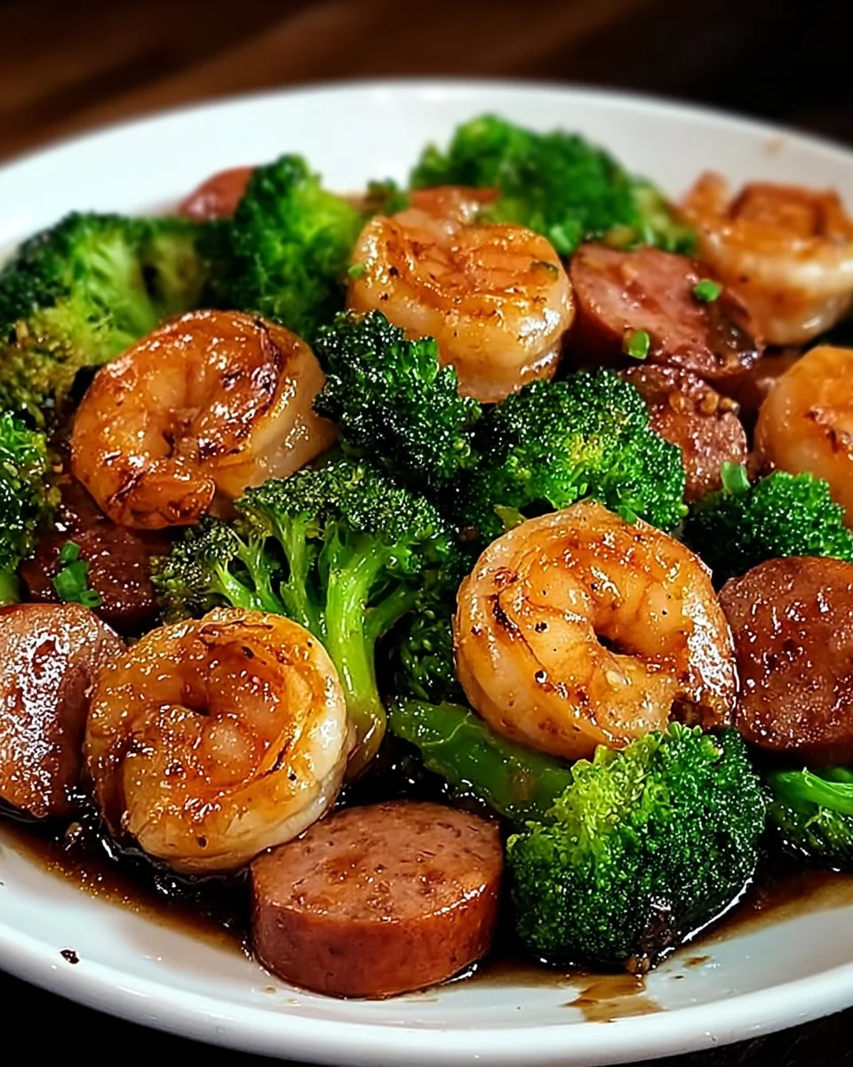 Honey Garlic Shrimp, Sausage, and Broccoli 36 Honey Garlic Shrimp, Sausage, and Broccoli