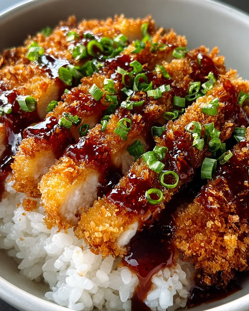 Japanese Katsu Bowls with Tonkatsu Sauce 19 Japanese