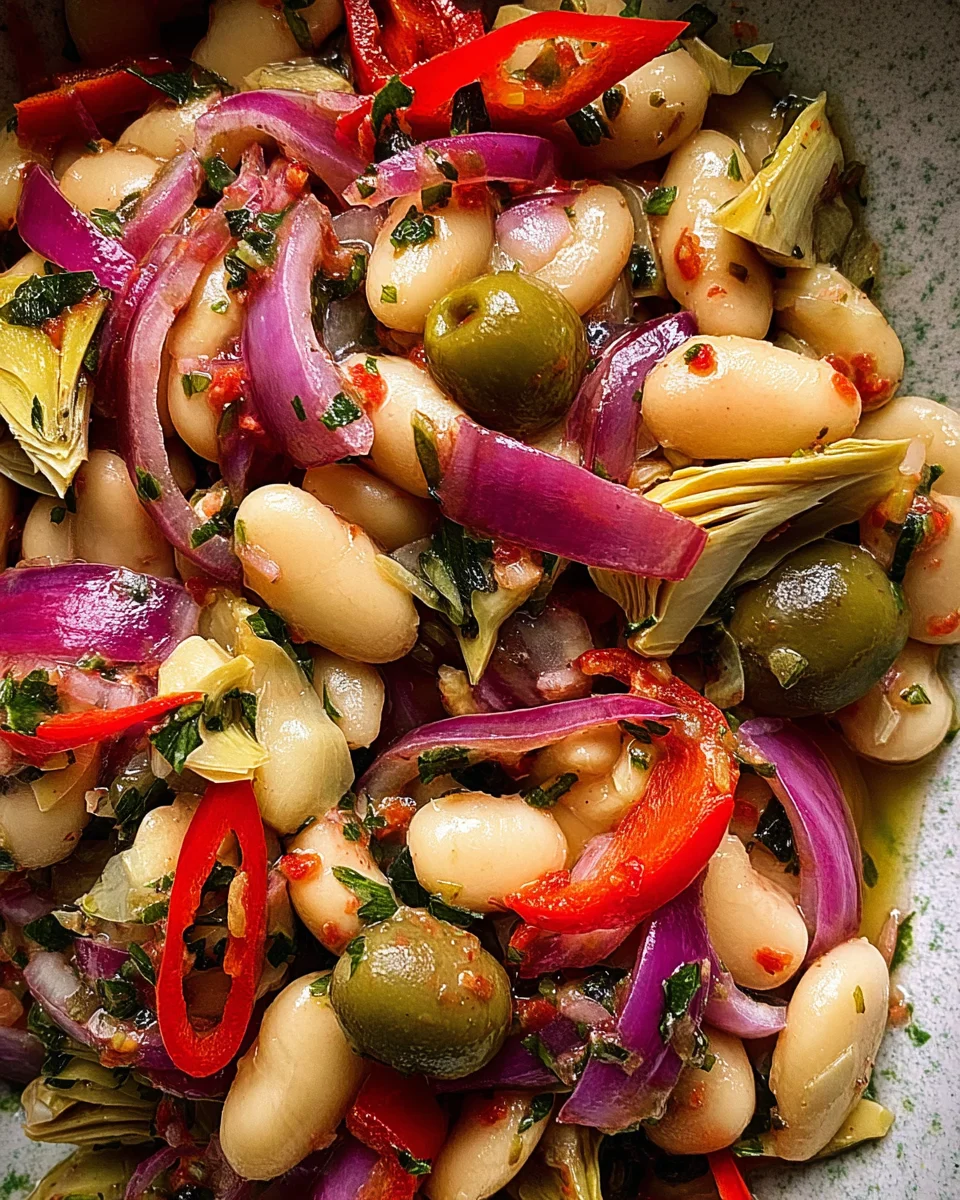 Marinated Butter Beans