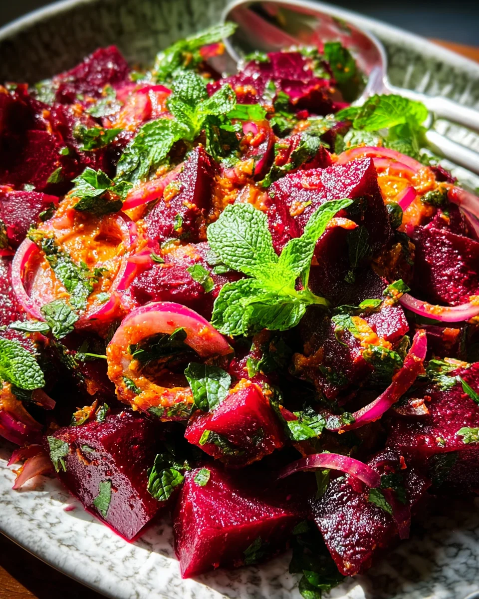 Moroccan Beet Salad 20 Moroccan