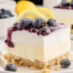 No Bake Lemon Blueberry Dessert