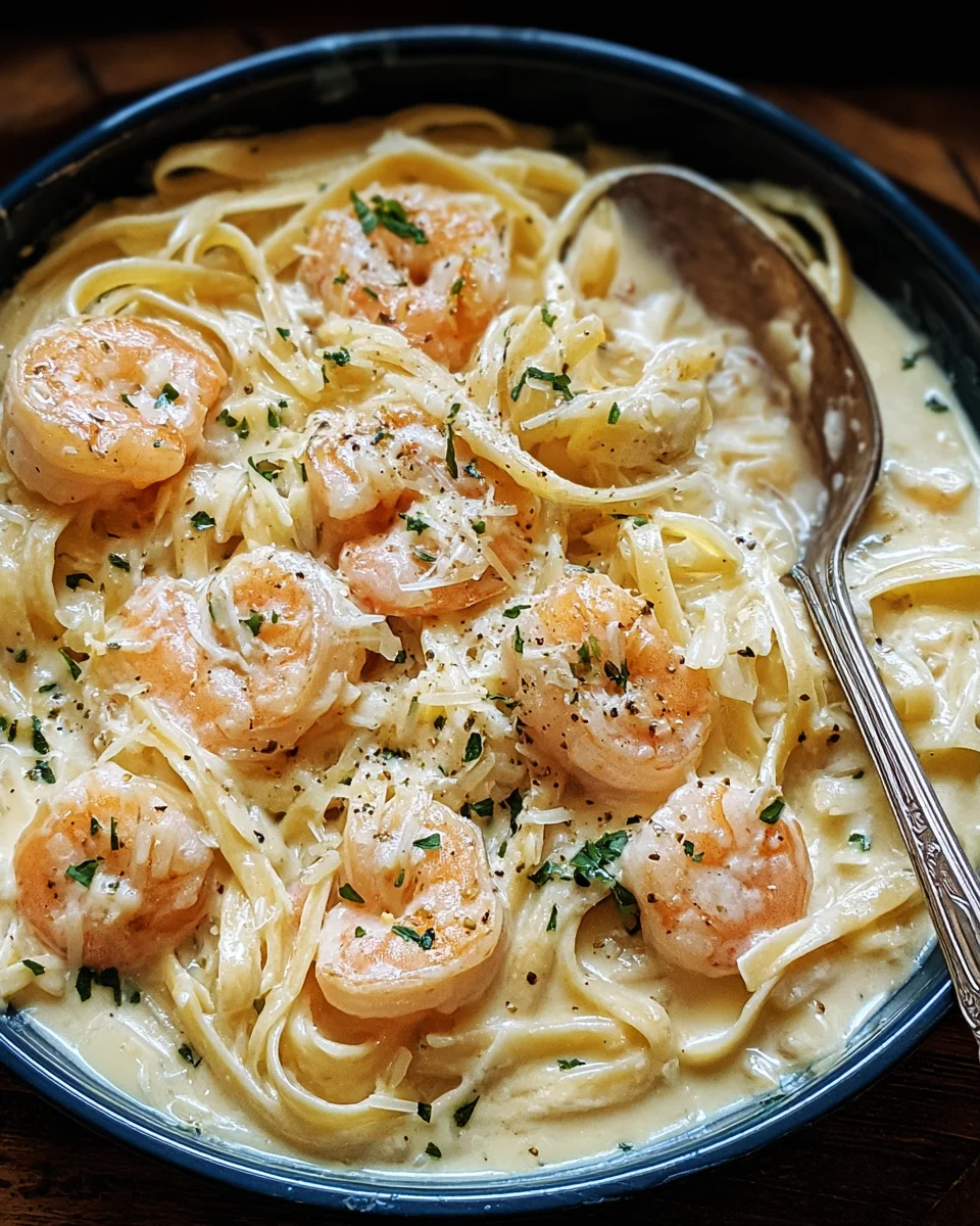 One Pot Shrimp and Crab Alfredo 21 One