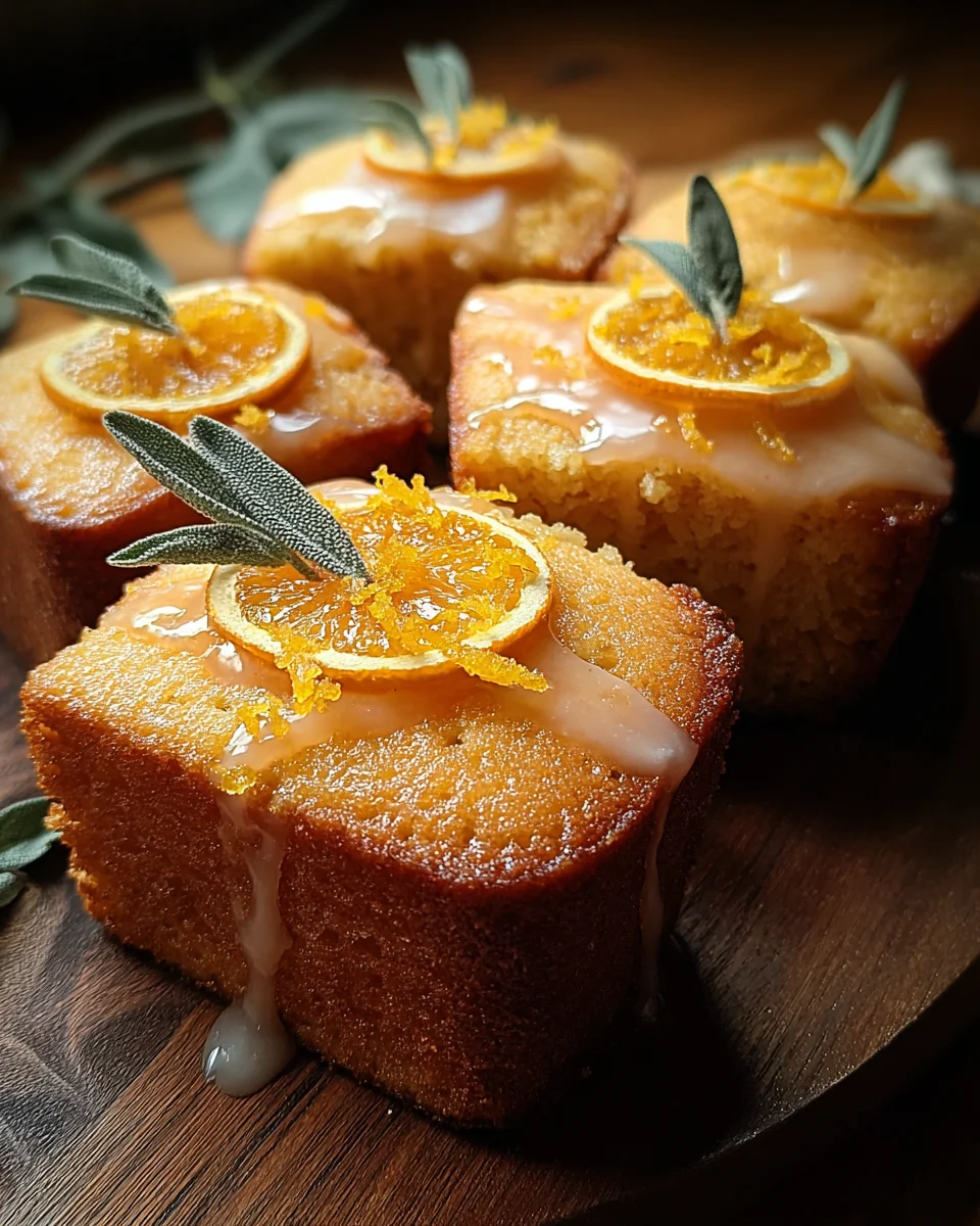 Orange Ginger Honey Cakes 25 Orange