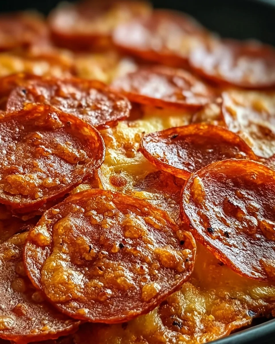 Pepperoni Cheese Crisps