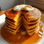 Pumpkin Cottage Cheese Pancakes