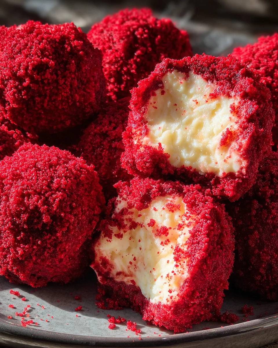 Red Velvet Cheesecake Bites 21 Red Velvet Cheesecake Bites