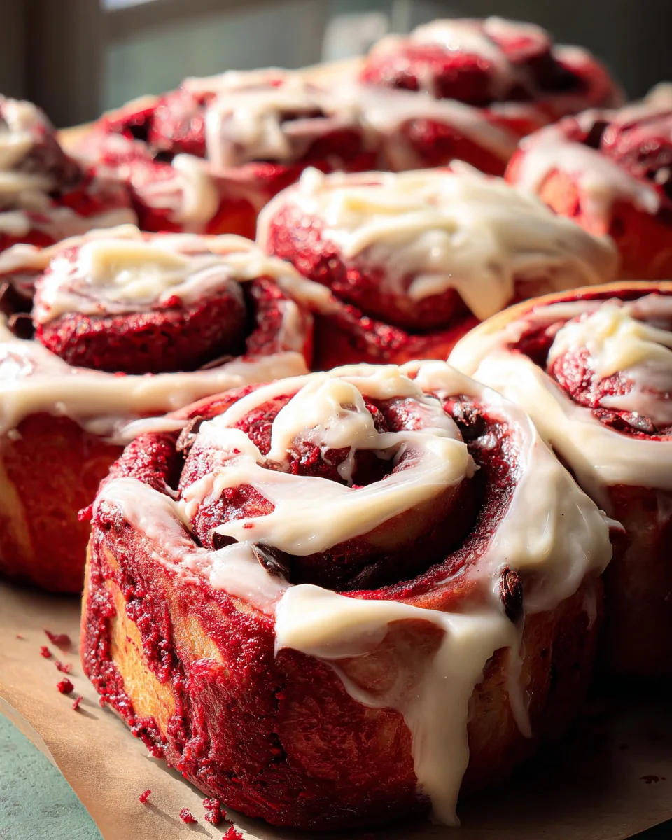 Red Velvet Cinnamon Rolls
