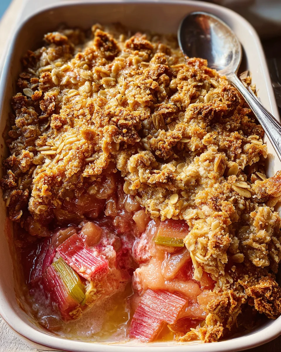 Rhubarb Crisp