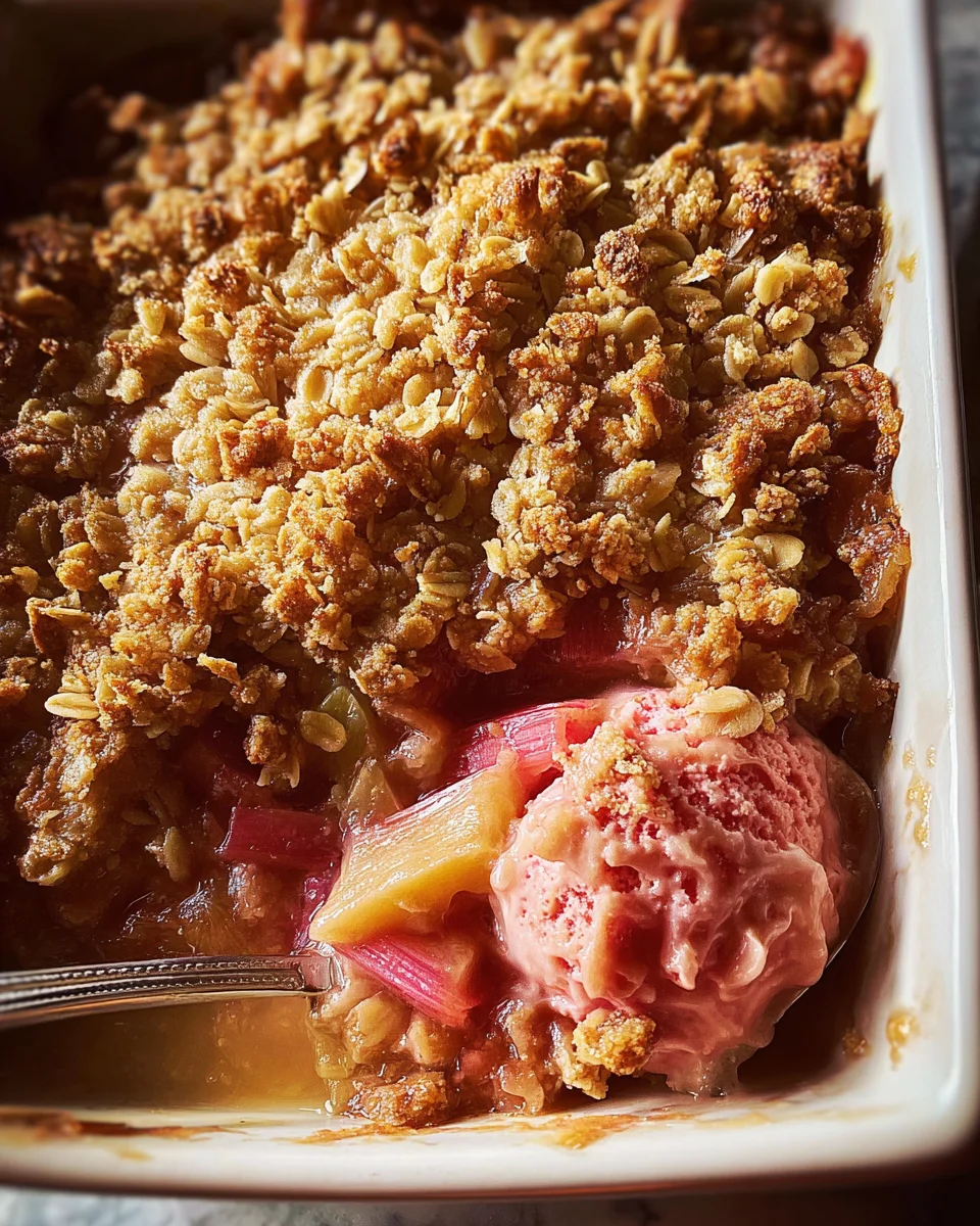 Rhubarb Crisp 16 Rhubarb
