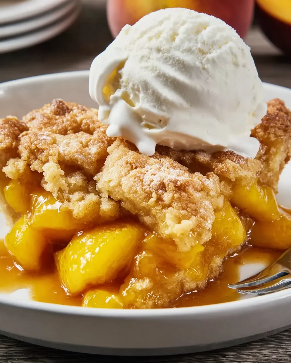 Ridiculously Easy Peach Cobbler 15 Ridiculously