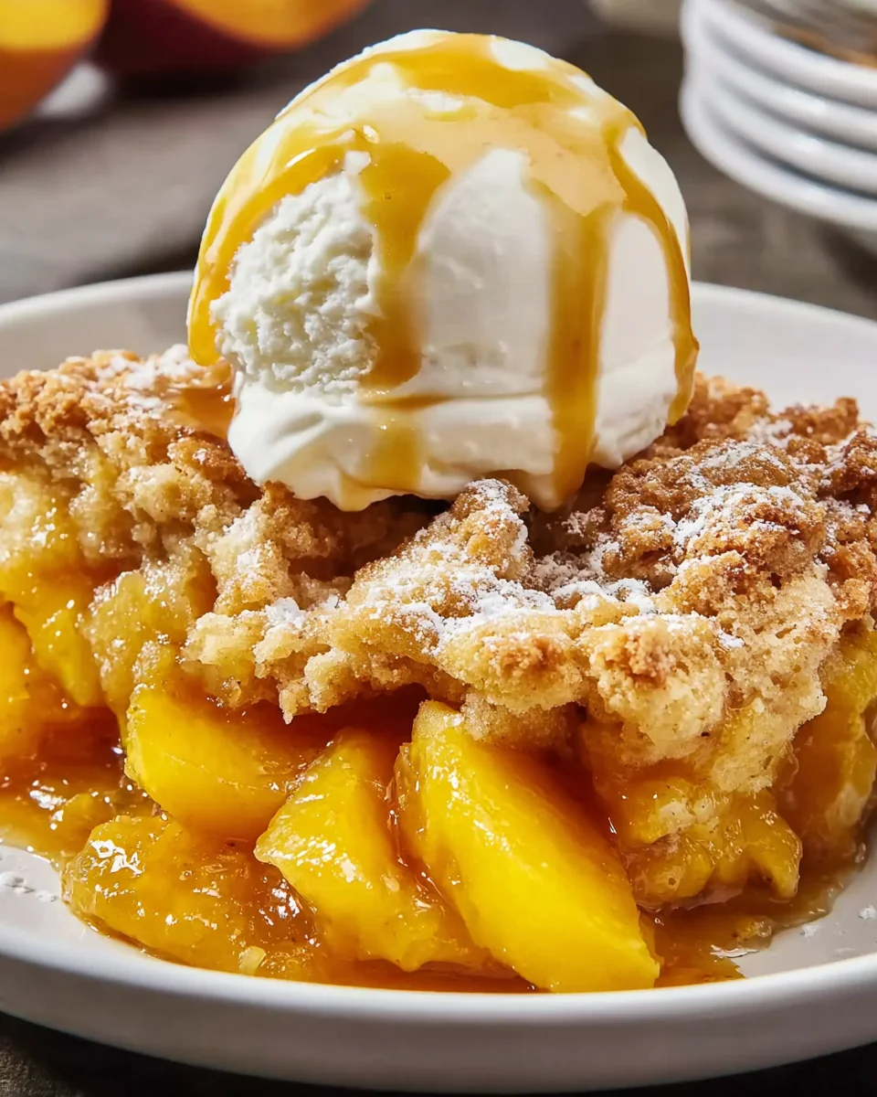 Ridiculously Easy Peach Cobbler 16 Ridiculously